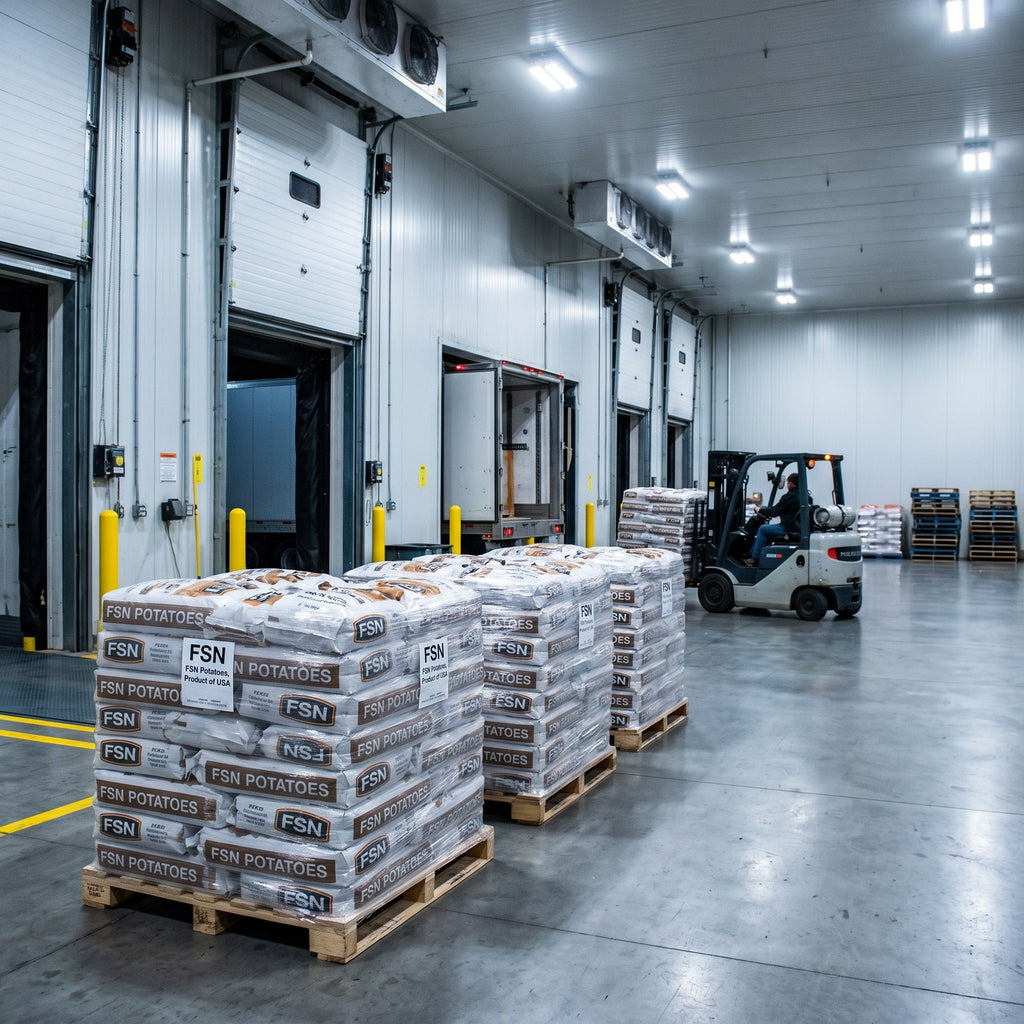 Fresh Solutions Network® Mixed Potato Foodservice Pallet — 2,000 lb (40 × 50 lb)
