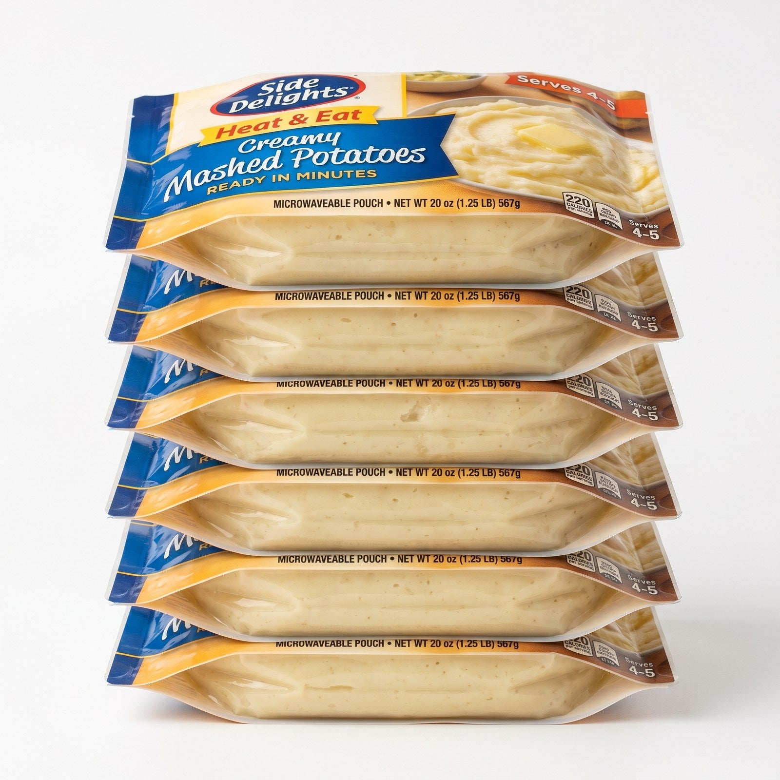 Side Delights® Heat & Eat Mashed Yellow Potatoes — 6 × 20 oz Case