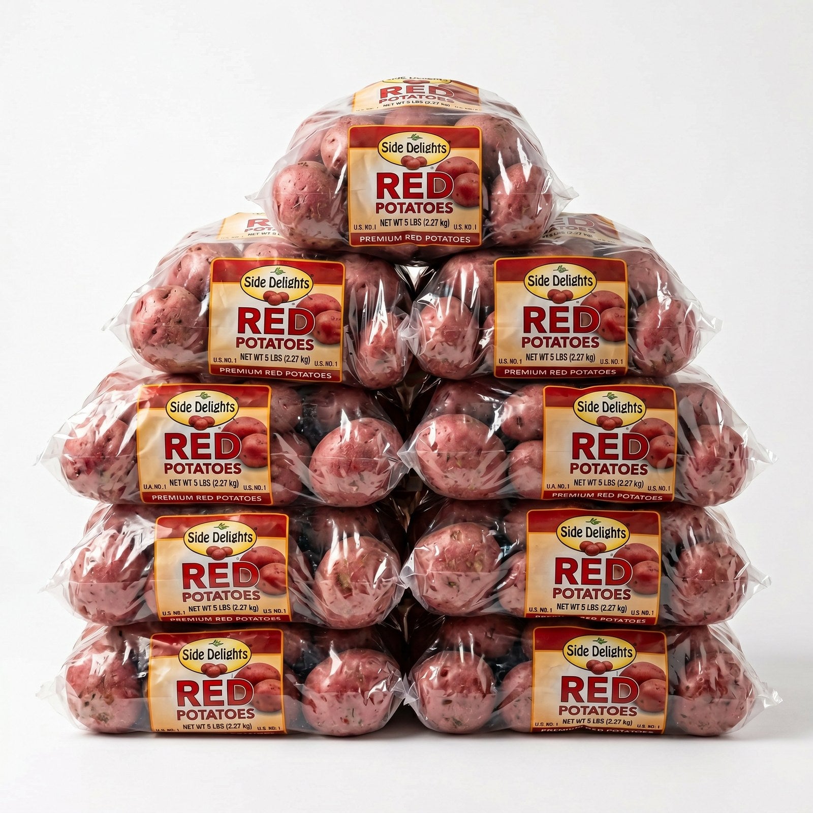 Side Delights® Red Potatoes — 10 × 5 lb Retail Bag Case