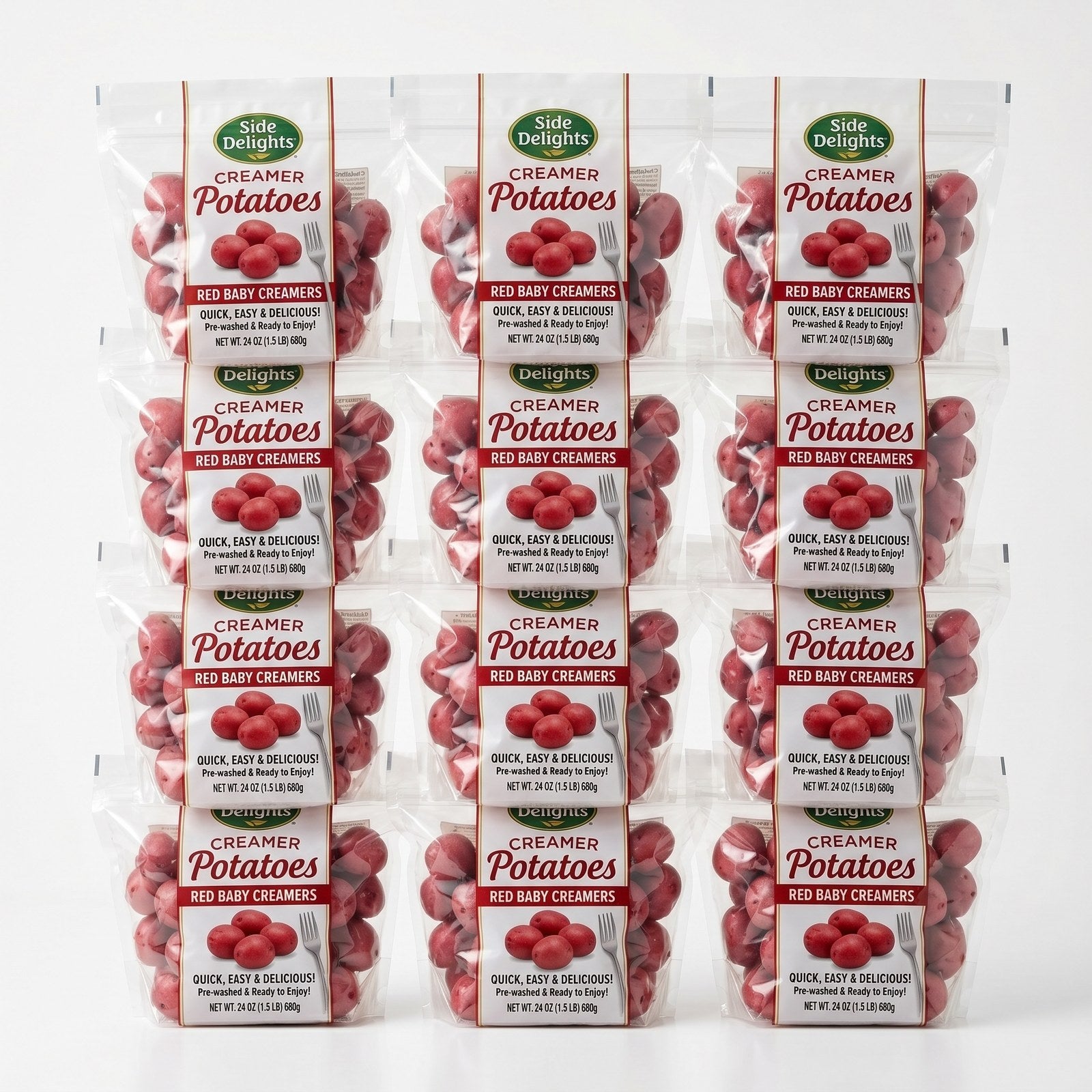 Side Delights® Red Creamer Potatoes — 12 × 24 oz Case